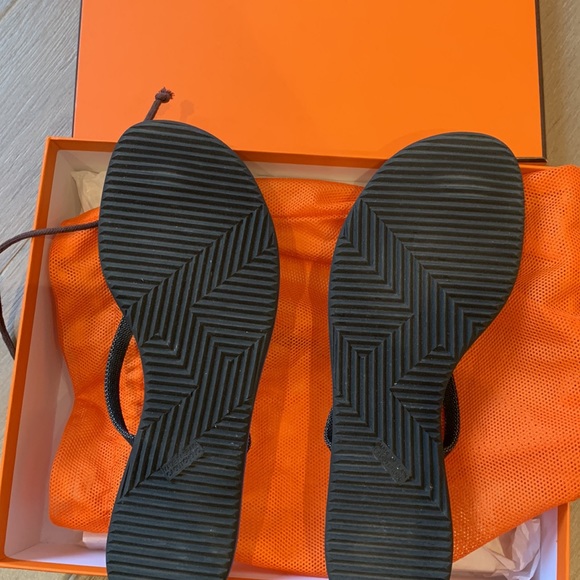 Hermes carbon Blue beach sandal Kala Nera size 38 - Picture 5 of 10